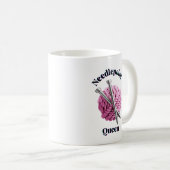 Stickerei-Königin Kaffeetasse (VorderseiteRechts)