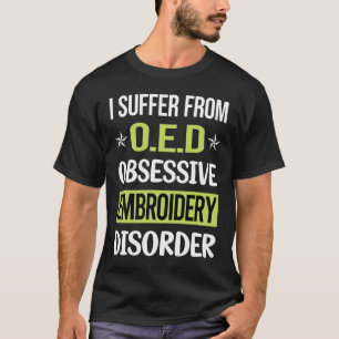 Stickerei mit obsessive Liebe T-Shirt