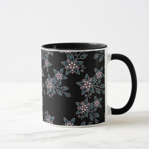 Stickerei mit Perlen und Perlen Tasse