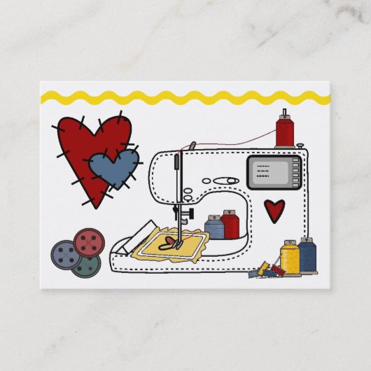 Stickerei - Mode - Seamstress - SRF Visitenkarte (Vorderseite)