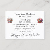 Stickerei / Nähen / Seamress Visitenkarte (Rückseite)