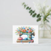 Stickerei / Nähen / Seamress Visitenkarte (Stehend Vorderseite)