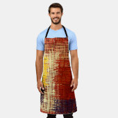 Stickerei - nahtloser Ziergegenstand. Farbige Lini Schürze (Getragen)