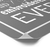 Stickerei nicht genug, Thread Craft Room dunkel Poster (Ecke)