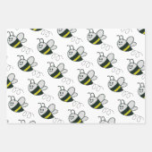 Stickerei Niedliche BienenBaby-Dusche Geschenkpapier Set (Vorderseite 2)