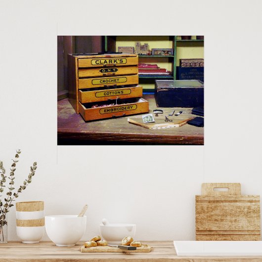 Stickerei Poster (Küche)