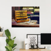 Stickerei Poster (Heimbüro)