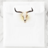 Stickerei Quadratischer Aufkleber (Tasche)