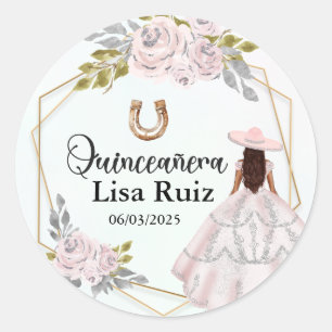 Stickerei Runder Aufkleber