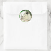 Stickerei Runder Aufkleber (Tasche)