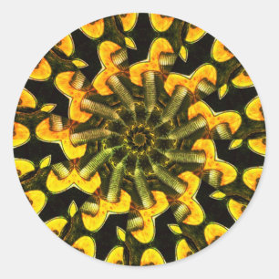 Stickerei Runder Aufkleber