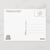 Stickerei und Schmuck - Frankreich, 19. Jahrhunder Postkarte (Rückseite)