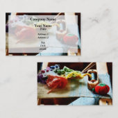 Stickereibedarf Visitenkarte (Vorne/Hinten)