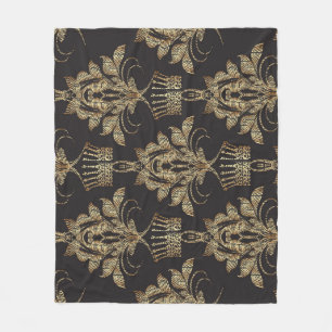 StickereidDamast: Royal Seamless. Fleecedecke