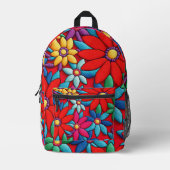 Stickereidesign Bedruckter Rucksack (Vorderseite)