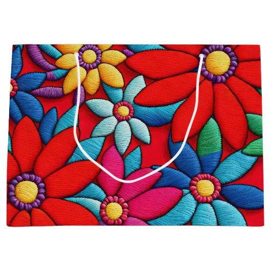 Stickereidesign Große Geschenktüte (Vorderseite)