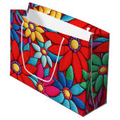 Stickereidesign Große Geschenktüte (Vorderseite Schrägansicht)