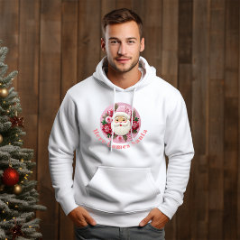 Stickereieffekt Weihnachten Hoodie