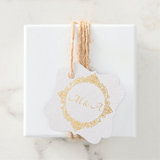 Stickereien auf der Spitze Geschenkanhänger (Mit Box)