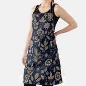 Stickereien Blume Dunkle Vintage Ornamente Schürze (InSitu)