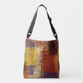 Stickereien, farbige Linien, böhmischer Stil Tragetaschen Mit Langen Trägern (Vorderseite)