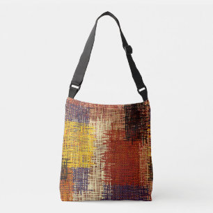 Stickereien, farbige Linien, böhmischer Stil Tragetaschen Mit Langen Trägern