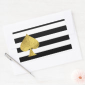 Stickereien für den Goldschuh Rechteckiger Aufkleber (Umschlag)