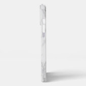 Stickereien ・ Marmortextur iPhone Hülle (Linke Seite)