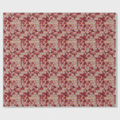 Stickereien mit Hexagons: Bohemisches Patchwork Pr Geschenkpapier (Flach)