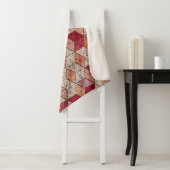 Stickereien mit Hexagons: Bohemisches Patchwork Pr Sherpadecke (Beispiel)