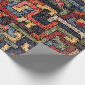 Stickereien nahtlos geometrisch. ethnisch und geschenkpapier (Ecke)