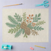 Stickereien Pinecone Seidenpapier (Basteln)