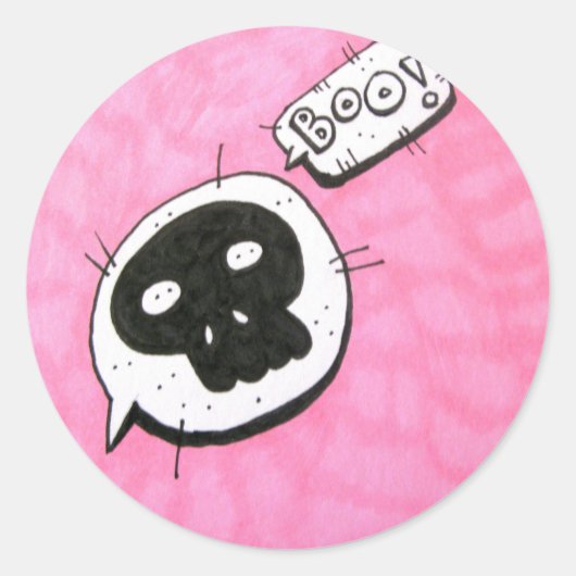 Stickereien Runder Aufkleber (Vorderseite)