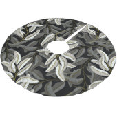 Stickereien: Schwarzweißdruck. Polyester Weihnachtsbaumdecke (Schrägansicht)