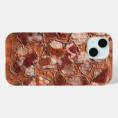 Stickereien von Orangenschmetterlingen aus Boho Case-Mate iPhone Hülle (Rückseite (Horizontal))