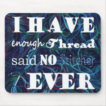 Stickereihandwerk nicht genug