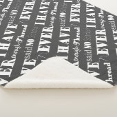 Stickereihandwerk nicht genug sherpadecke (3/4)