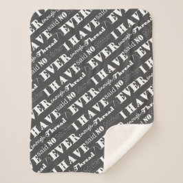 Stickereihandwerk nicht genug sherpadecke