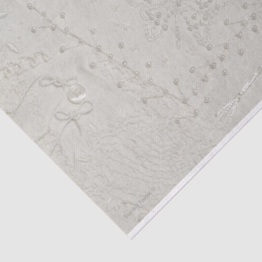 Stickereipapier Seidenpapier (Ausschnitt)