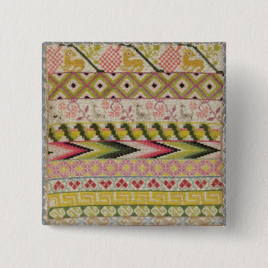 Stickereiprobenehmer Button (Vorderseite)