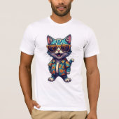 Stickerkatze T-Shirt (Vorderseite)