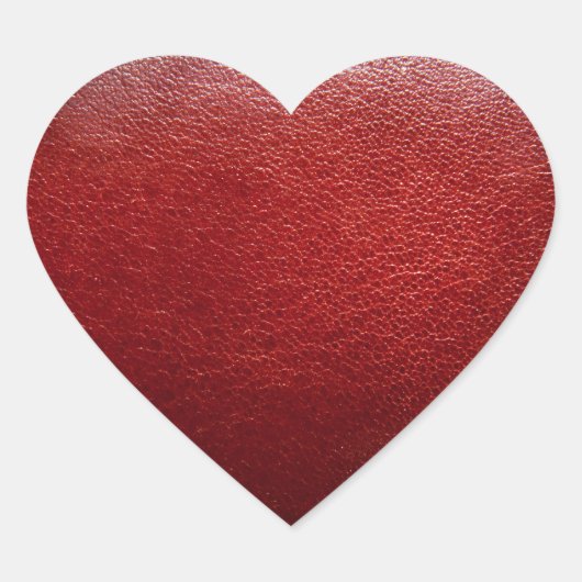 Stickerleder Herz-Aufkleber (Vorderseite)