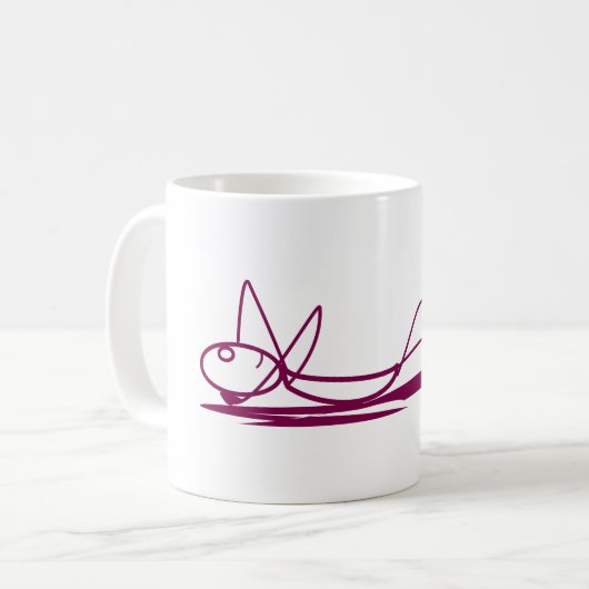 Stickerman-Tasse Kaffeetasse (Vorderseite Links)