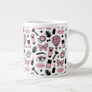 Stickermuster Jumbo-Tasse