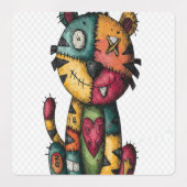 Stickerpack - Bunny, Hippo & Tiger Chat Etiketten (Design 1)