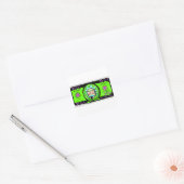 STICKERRICK UND MORD QUADRATISCHER AUFKLEBER (Umschlag)