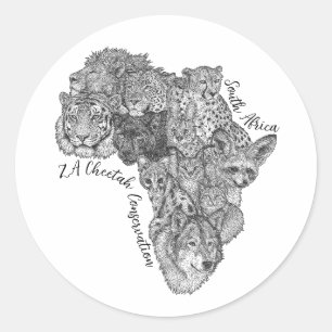 Stickers - Afrika-Karte