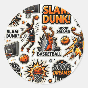 Stickers Basketballtag Halloween