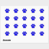 Stickers - Blue Paw Print (Blatt)
