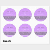 Stickers - Blumenfantasy - Lavendel (Blatt)